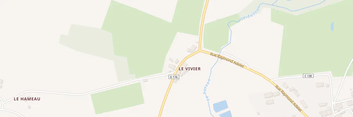 Plan du 5123 Le Vivier à Cogners