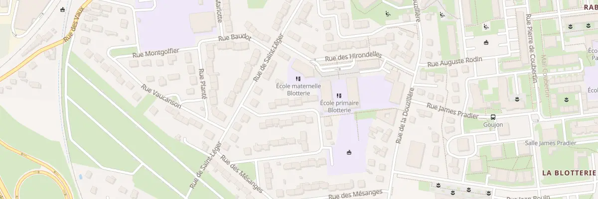 Plan du 8B Rue des Fauvettes à Joué-lès-Tours