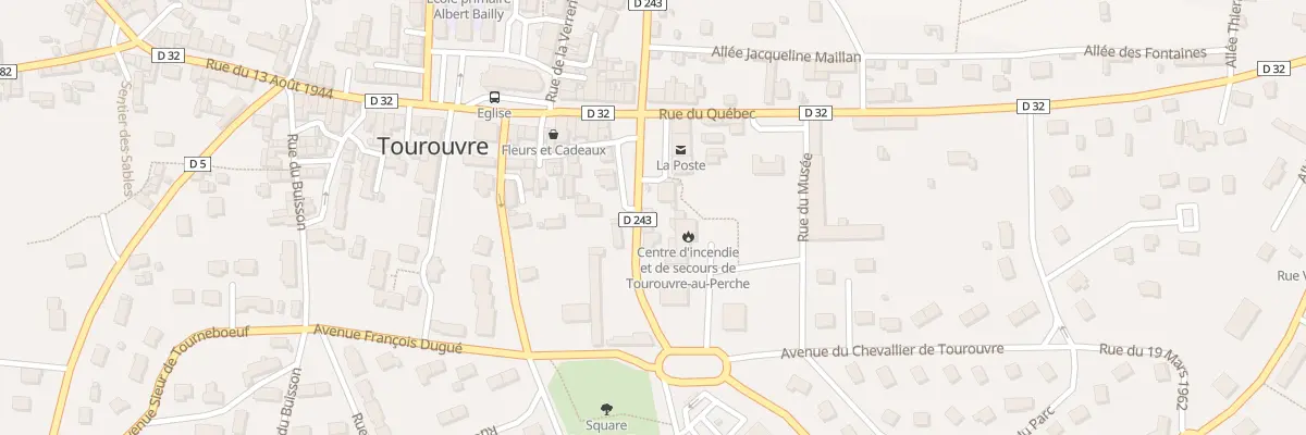 Plan du 2 Rue des Frères Juchereau à Tourouvre au Perche