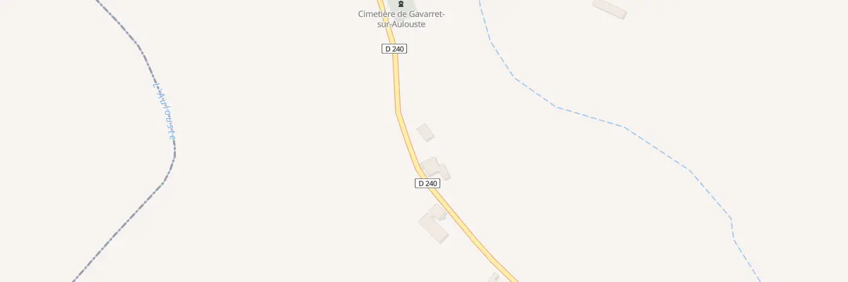 Plan du 5010 Las Prades à Gavarret-sur-Aulouste