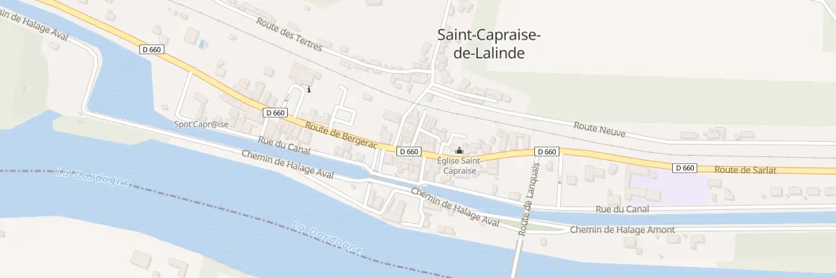 Plan du 45 Le Bourg Est à Saint-Capraise-de-Lalinde