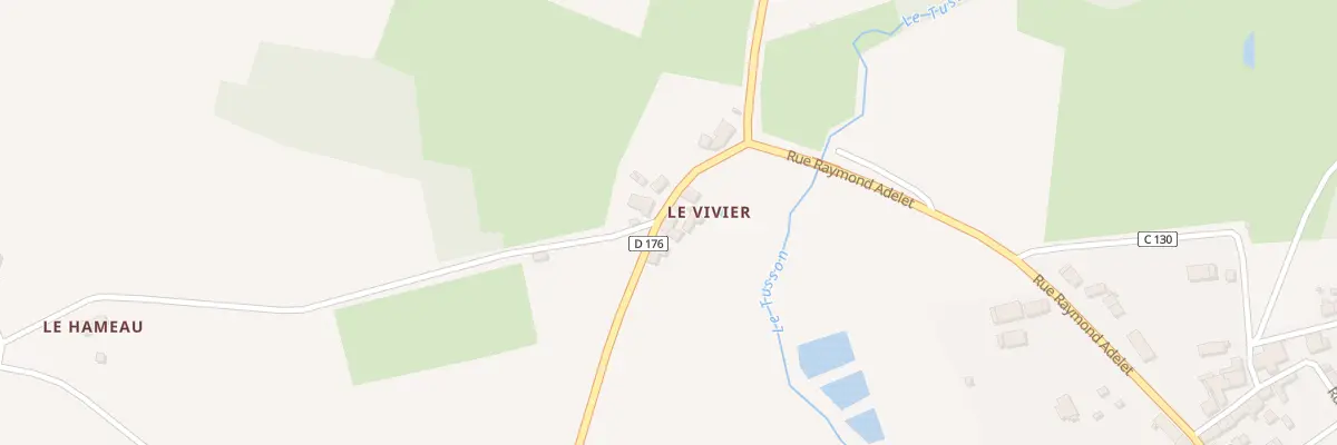 Plan du 5 Le Vivier à Cogners