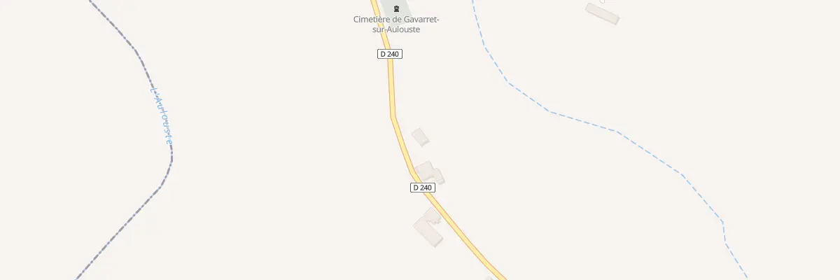 Plan du 5010 Las Prades à Gavarret-sur-Aulouste