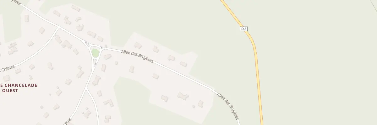 Plan du 2 Av des Bruyères à Chancelade