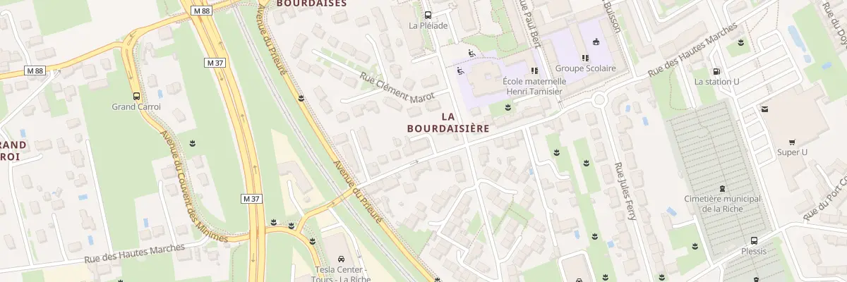 Plan du 69 Rue des Hautes Marches à La Riche