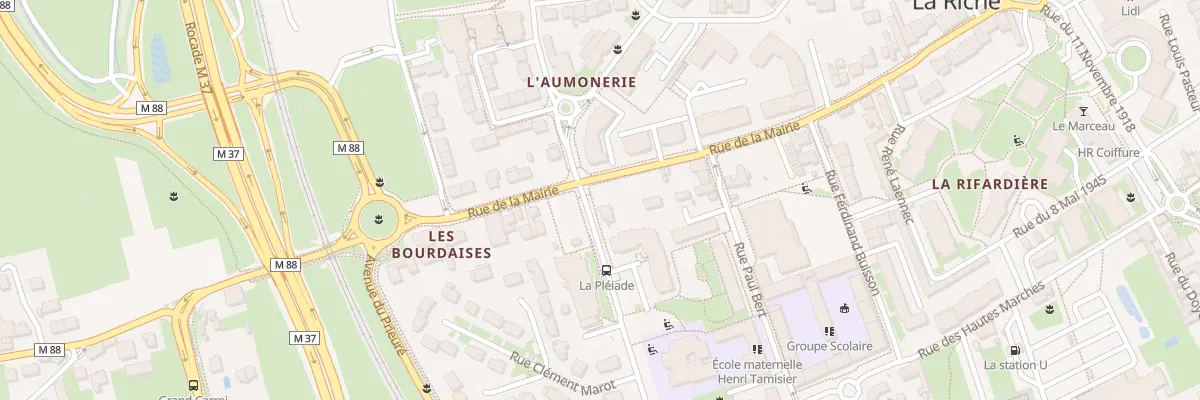 Plan du 150 Rue de la Mairie à La Riche