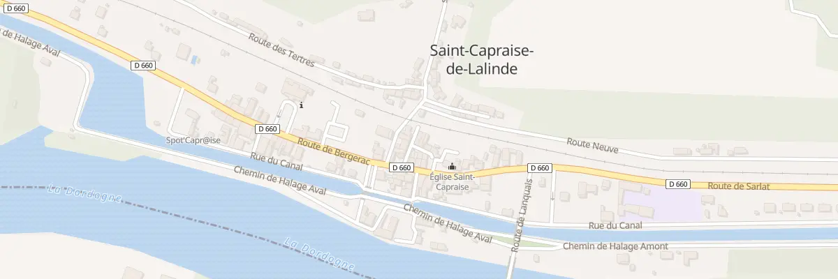 Plan du 1 Rle de l’Eglise à Saint-Capraise-de-Lalinde