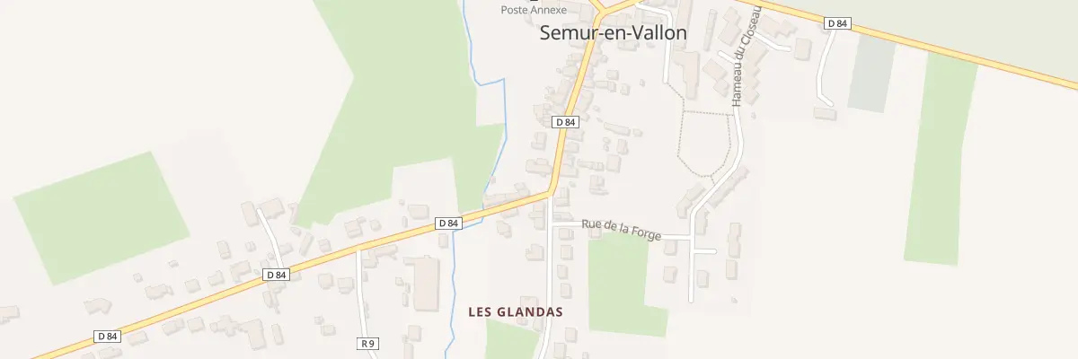 Plan du 14 Rue des Sablons à Semur-en-Vallon