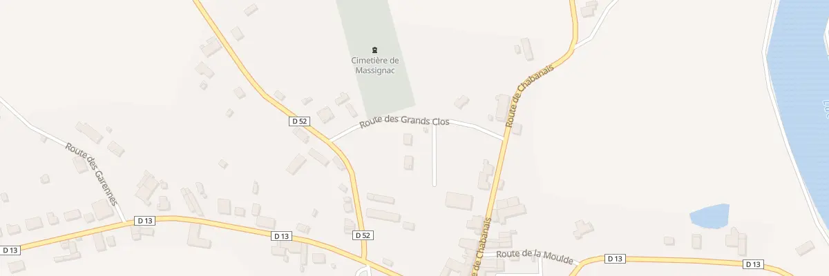 Plan du 1 Imp des Grands Clos à Massignac