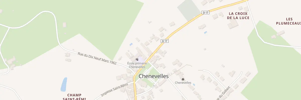 Plan du 15 Rue Raymond d’Argence à Chenevelles