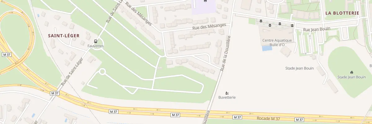 Plan du 12 Rue des Rossignols à Joué-lès-Tours