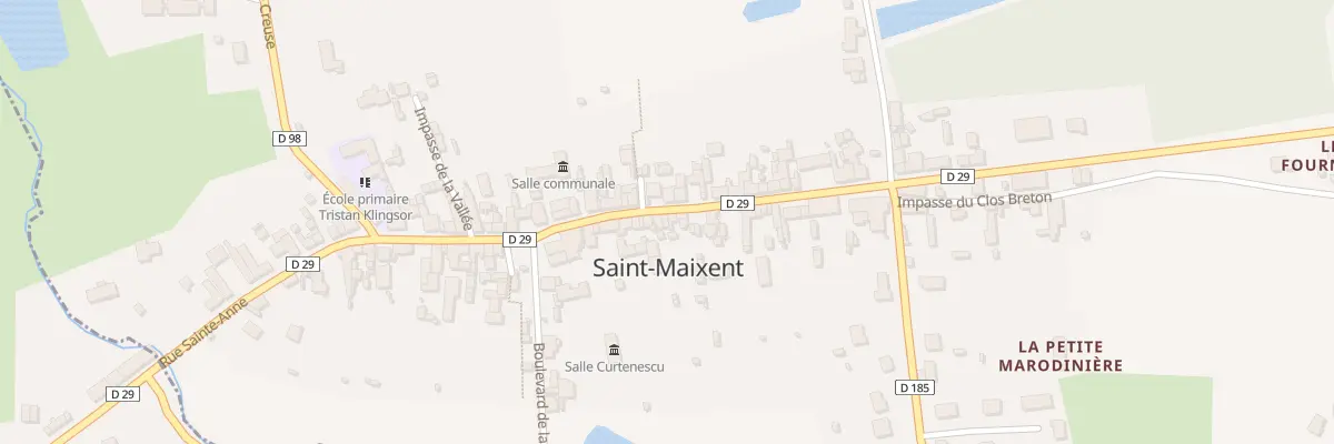 Plan du 11 Rue de la Chapelle à Saint-Maixent
