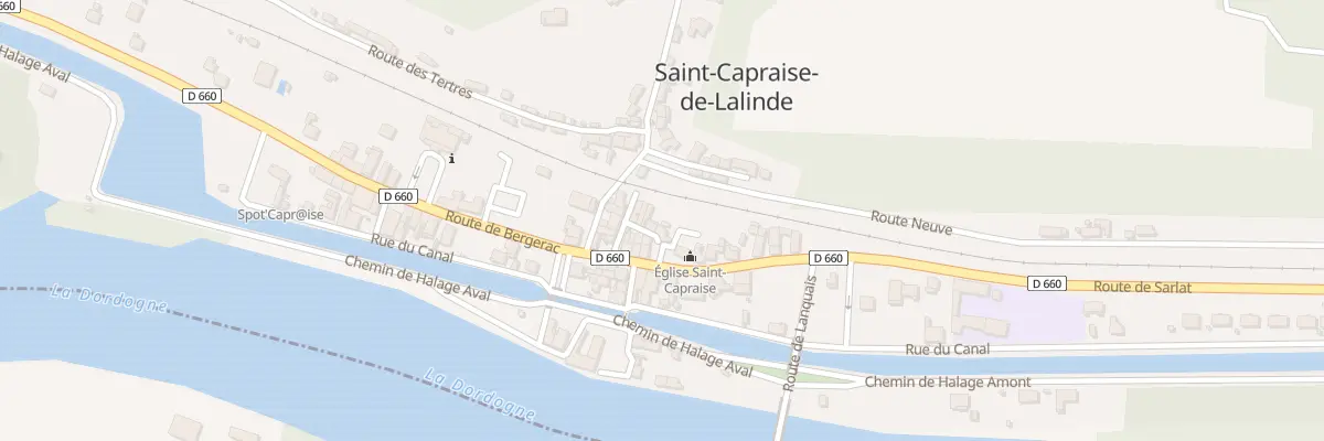 Plan du 3 Rle de l’Eglise à Saint-Capraise-de-Lalinde