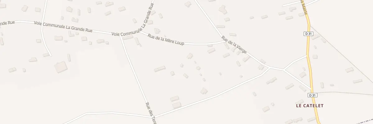 Plan du 104 Rue de la Mère Loup à Boisney