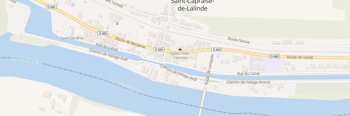 Plan du 12 Rte de Sarlat à Saint-Capraise-de-Lalinde