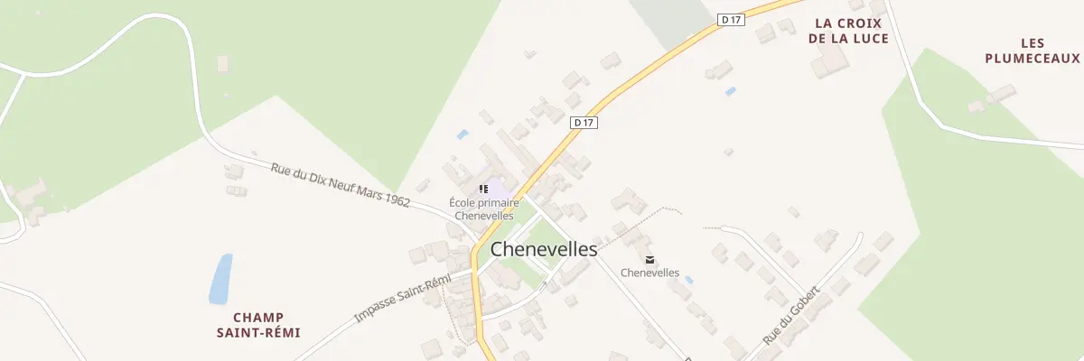 Plan du 2 Rue Raymond d’Argence à Chenevelles
