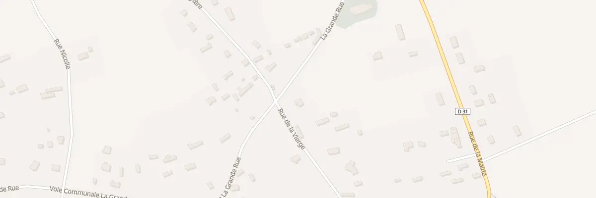 Plan du 1 Rue de la Vierge à Boisney