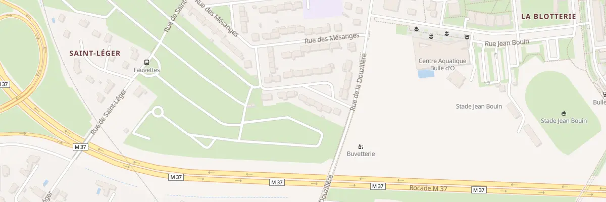 Plan du 10 Rue des Rossignols à Joué-lès-Tours