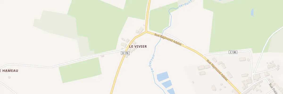 Plan du 1 Le Vivier à Cogners