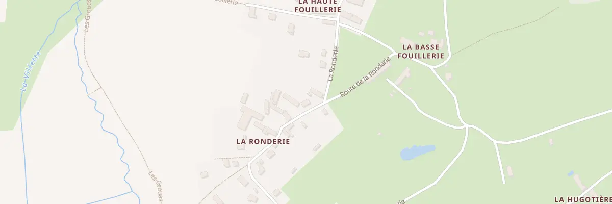 Plan du 181 La Ronderie à La Chapelle-Montligeon