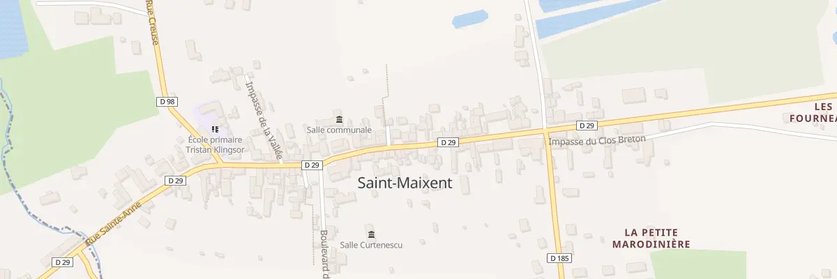 Plan du 16 Rue de la Chapelle à Saint-Maixent
