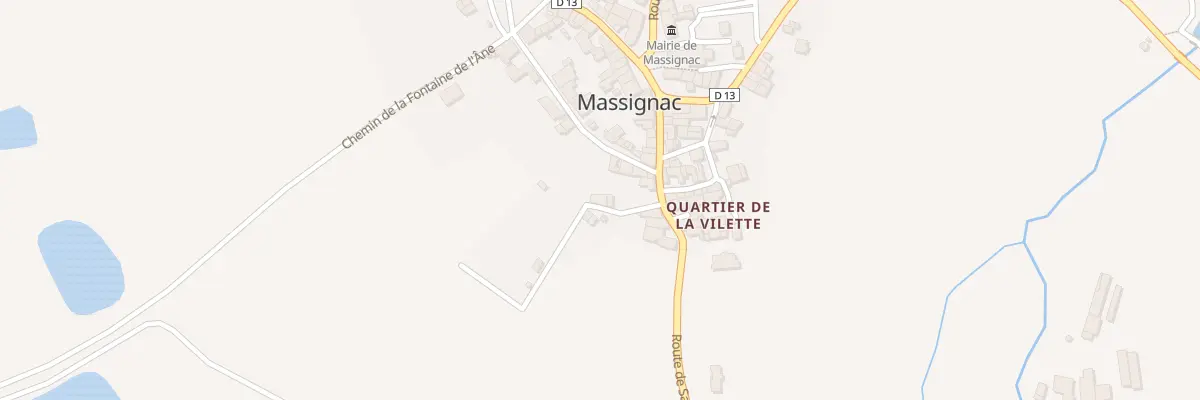 Plan du 1 All des Jardins à Massignac