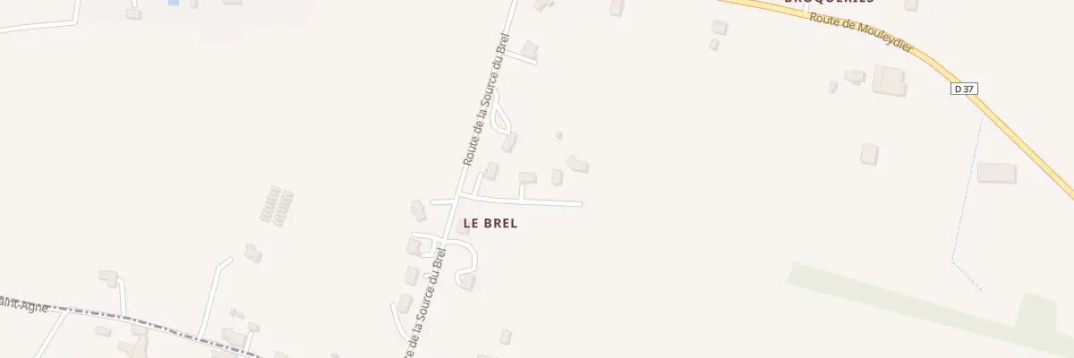 Plan du 129 Le Brel à Varennes