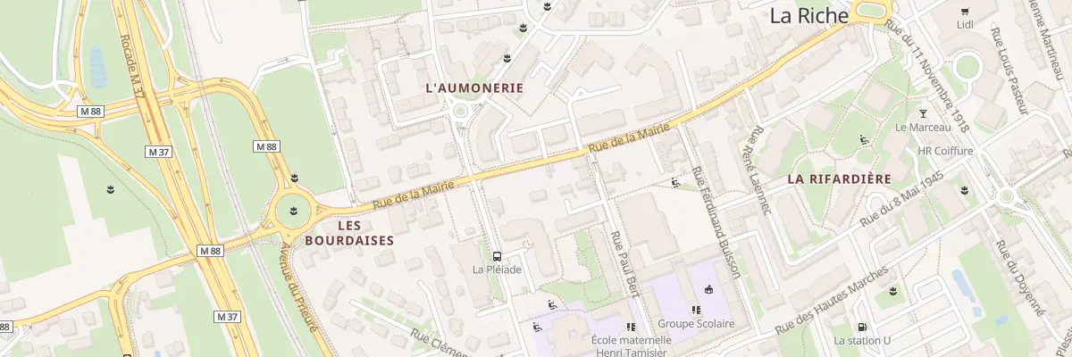 Plan du 144 Rue de la Mairie à La Riche
