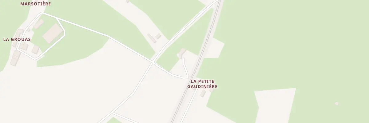 Plan du 5053 La Petite Gaudiniere à Souvigné-sur-Même