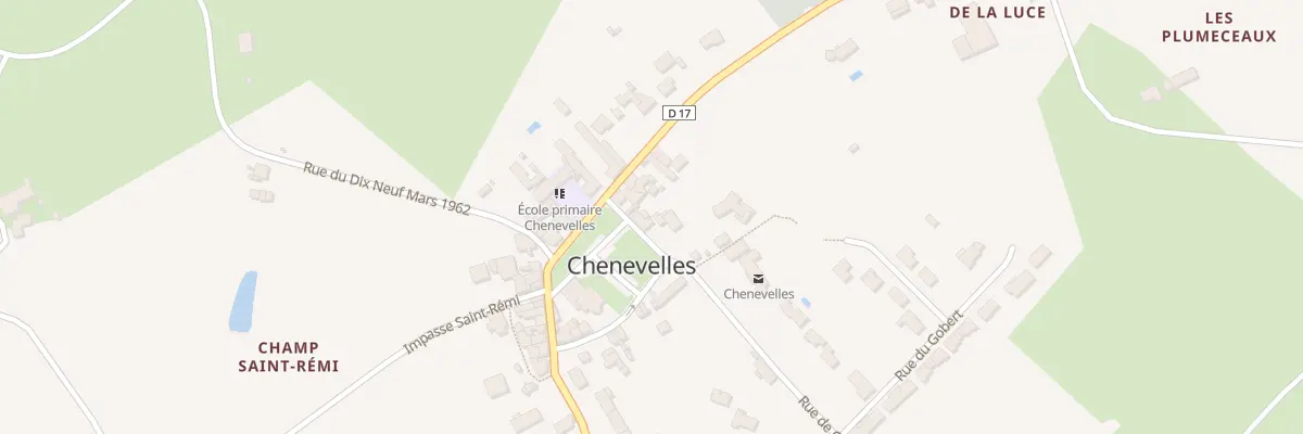 Plan du 5 Rue de Guerstling à Chenevelles