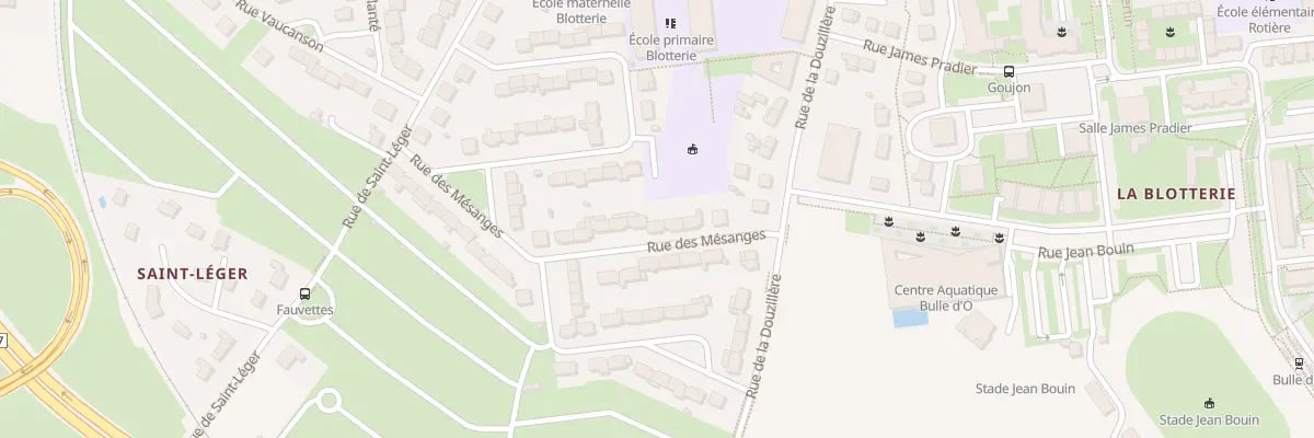 Plan du 9 Rue des Mésanges à Joué-lès-Tours