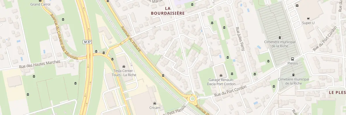 Plan du 44 Rue Jean Moulin à La Riche