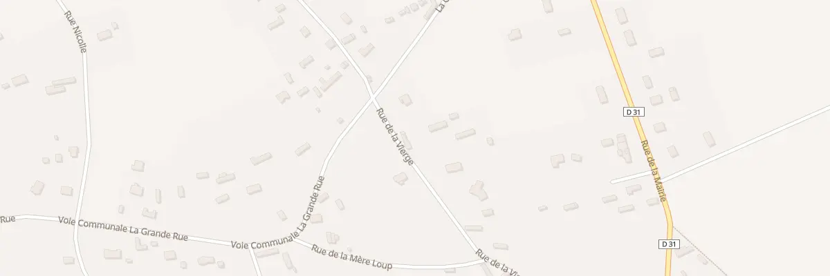 Plan du 3 Rue de la Vierge à Boisney