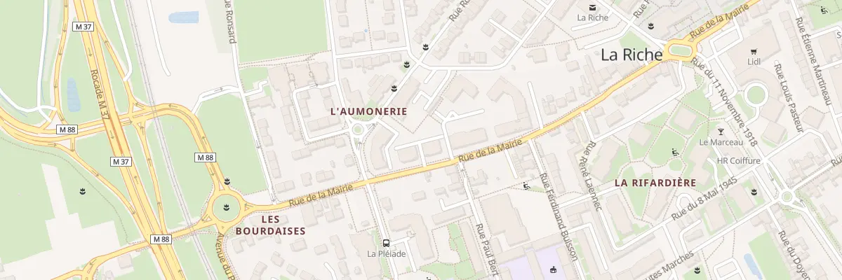 Plan du 151 Rue de la Mairie à La Riche