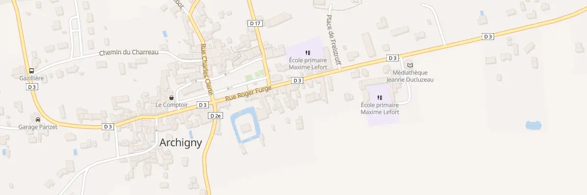 Plan du 48 Rue Roger Furgé à Archigny