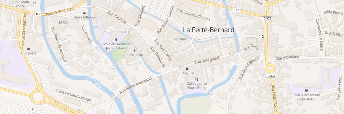 Plan du 21T Rue Carnot à La Ferté-Bernard