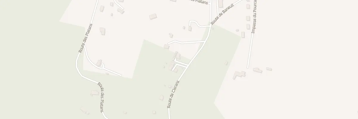 Plan du 45 Rte de Clerans à Saint-Capraise-de-Lalinde