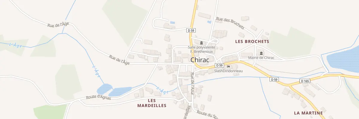 Plan du 8 Rue de l’Age à Chirac