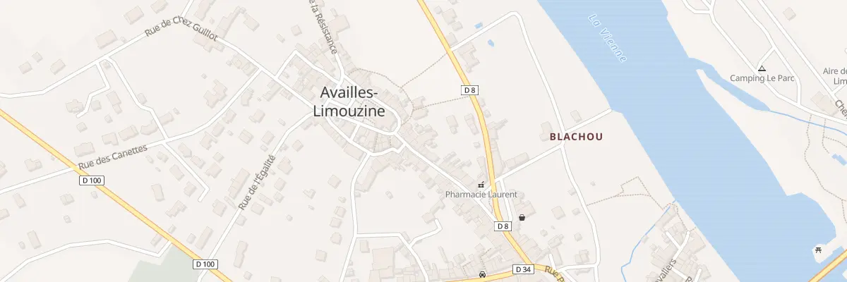 Plan du 20 Rue de l’Eglise à Availles-Limouzine