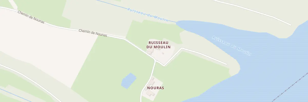 Plan du 5042 Ruisseau du Moulin à Lalanne-Arqué