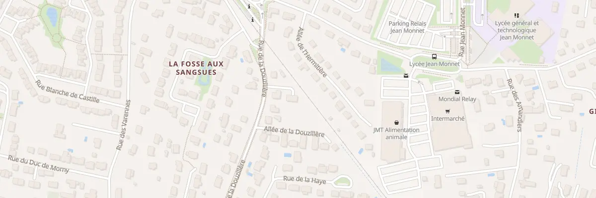 Plan du 66B Rue de la Douzillère à Joué-lès-Tours