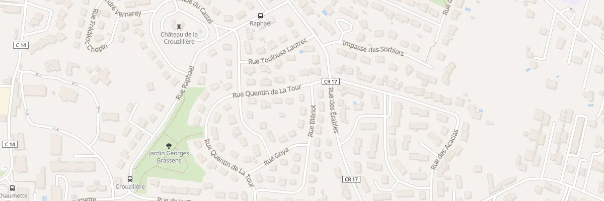 Plan du 1 Rue Blériot à Joué-lès-Tours
