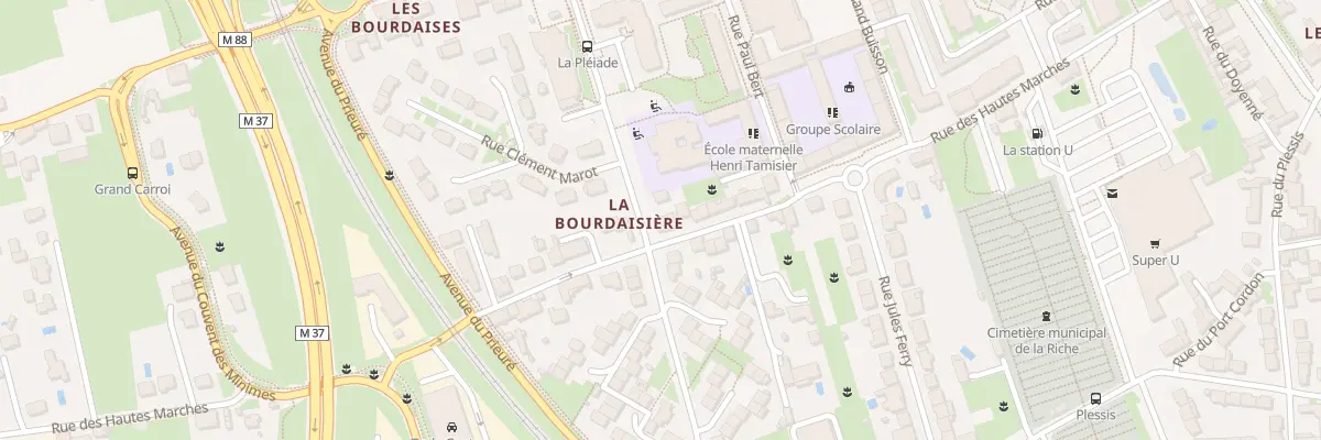 Plan du 63T Rue des Hautes Marches à La Riche