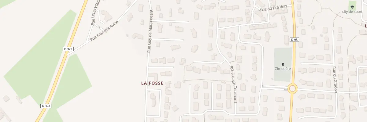 Plan du 11 Imp Joseph Touchard à Cherré-Au