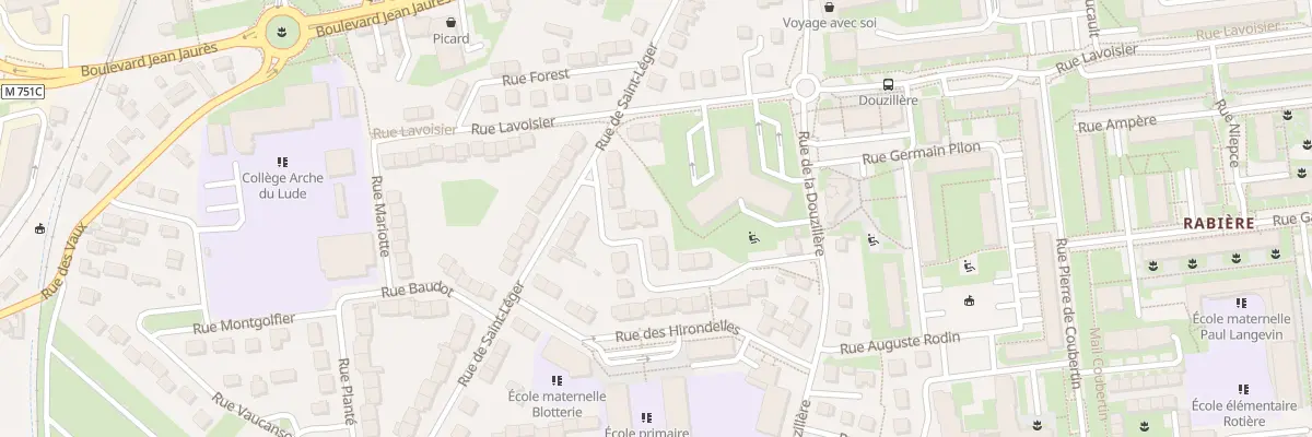Plan du 15 Rue des Pinsons à Joué-lès-Tours
