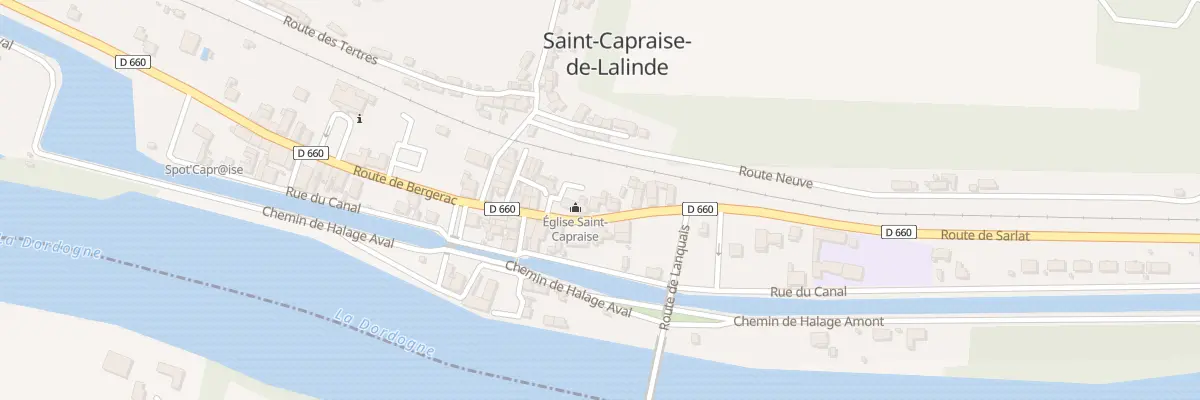 Plan du 15 Rte de Sarlat à Saint-Capraise-de-Lalinde