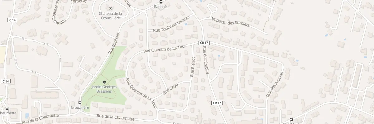 Plan du 3 Rue Blériot à Joué-lès-Tours