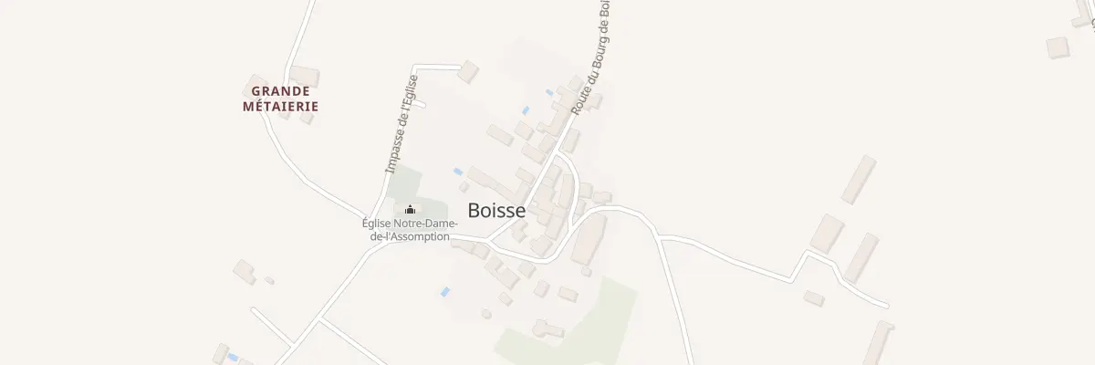 Plan du 75A Le Bourg à Boisse