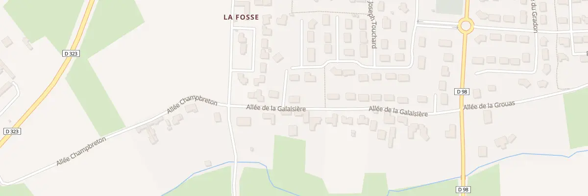 Plan du 16 All de la Galaisière à Cherré-Au