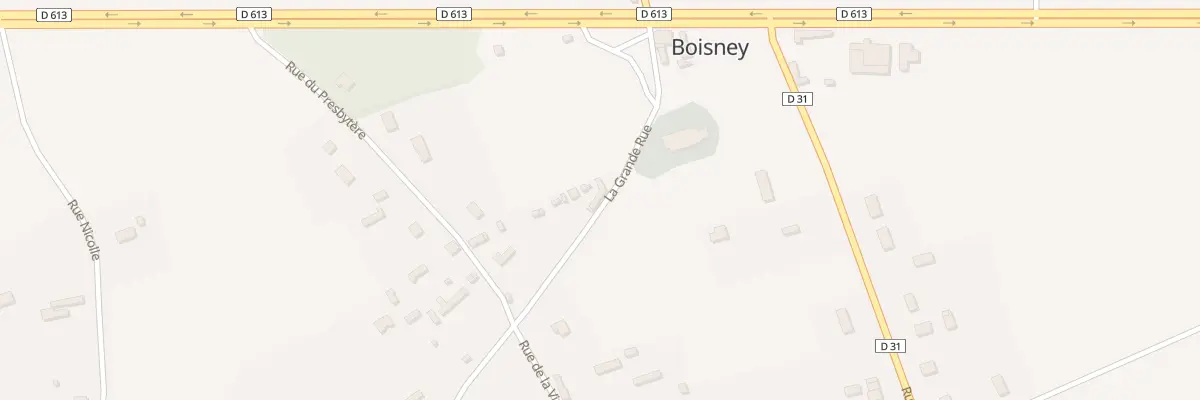 Plan du 2 Vc La Grande Rue à Boisney